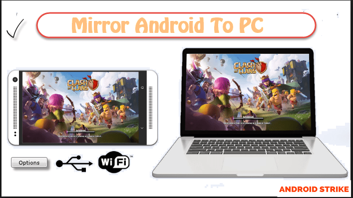 mirror android to pc