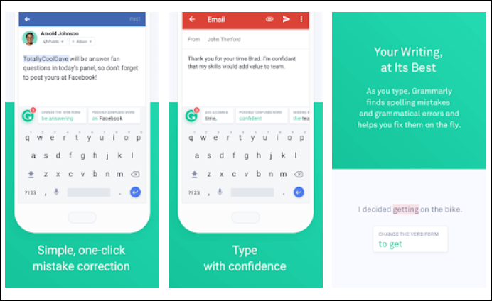 Grammarly android Keyboard app