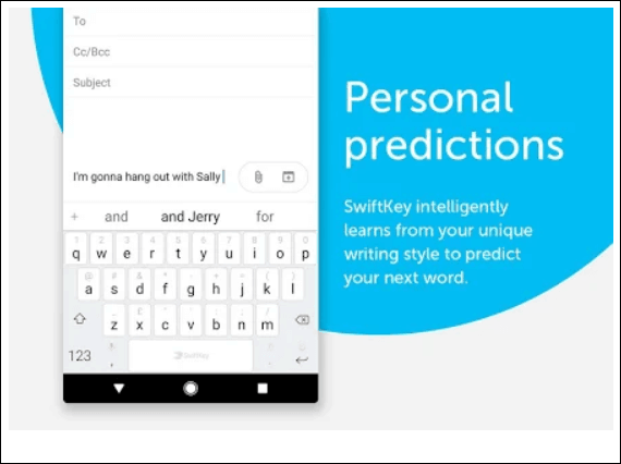 SwiftKey android keyboard app