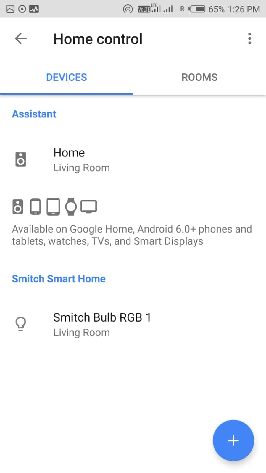 List of Connected smart home control devices in Google assistant