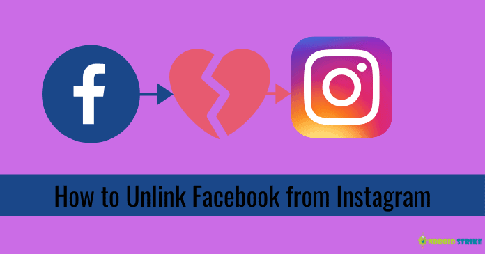Unlink Facebook from Instagram