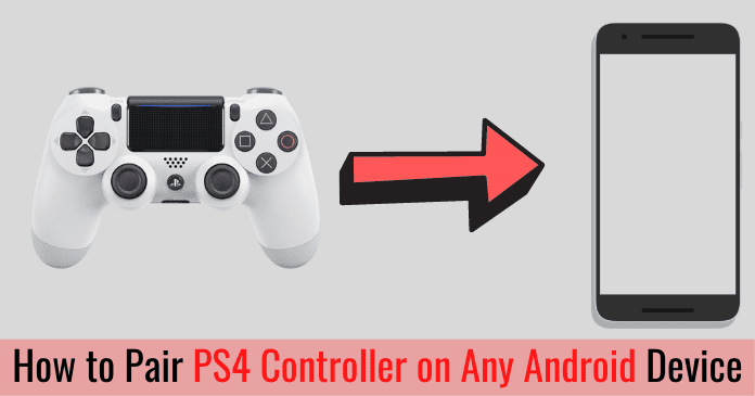pair ps4 controller to android